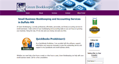 Desktop Screenshot of greenbookkeeping.com